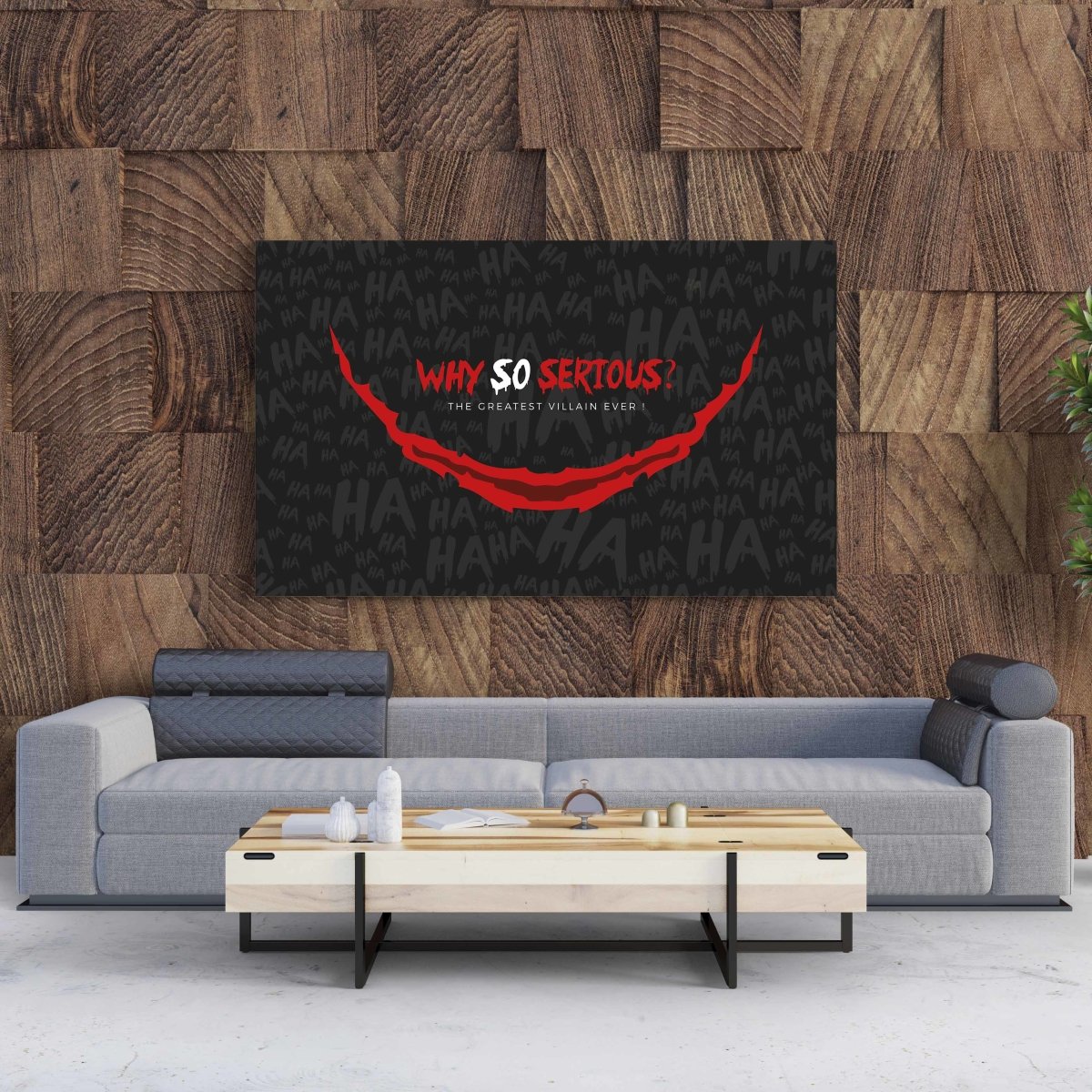 Tablou Canvas Why So Serios - clevny.ro