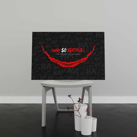 Tablou Canvas Why So Serios - clevny.ro