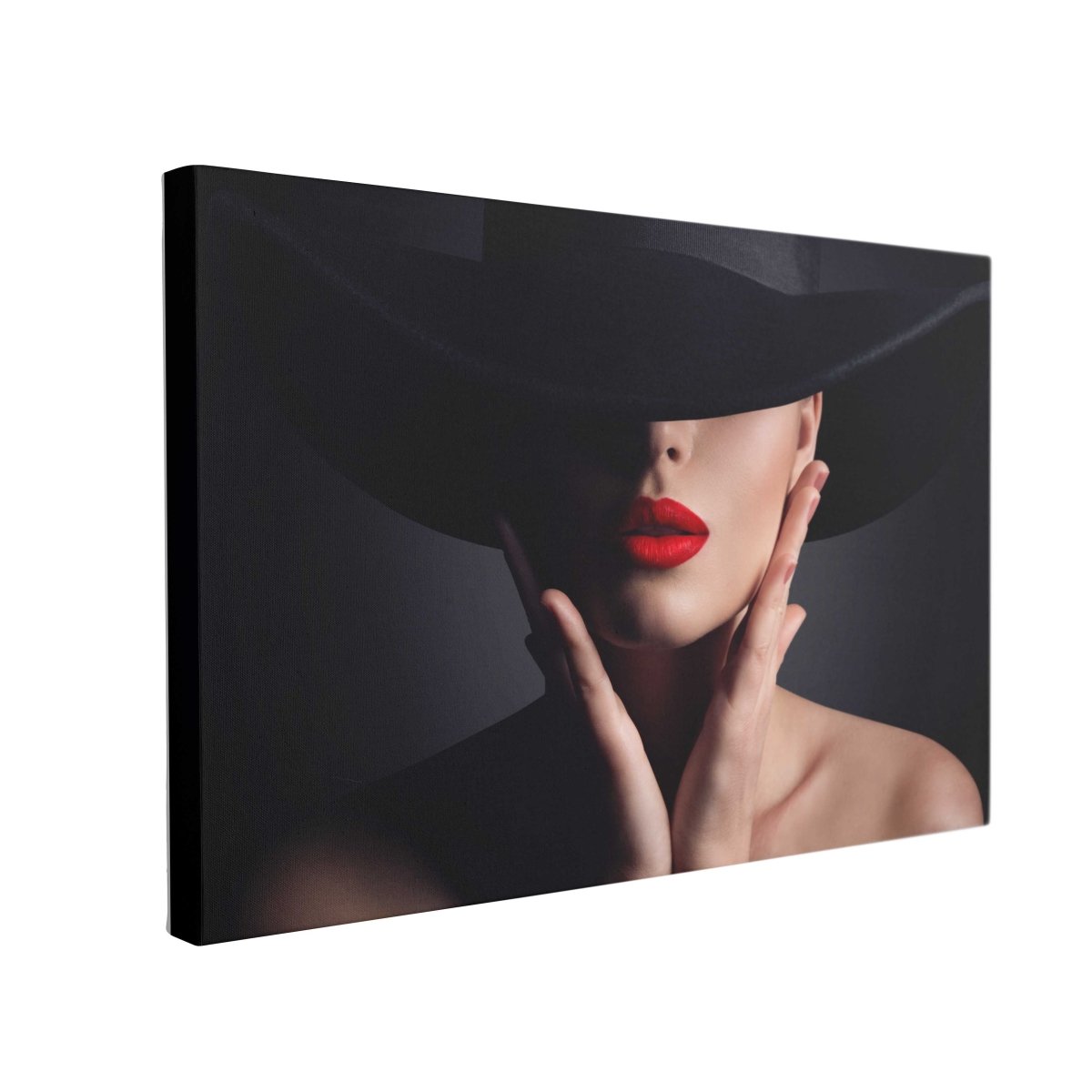 Tablou Canvas Woman Hat - clevny.ro
