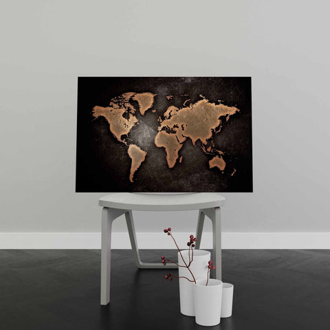 Tablou Canvas World Map Abstract - clevny.ro