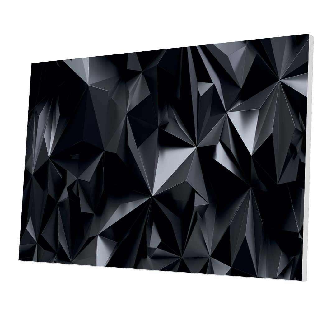 Tablou Forex Abstract Black Crystal Background - clevny.ro