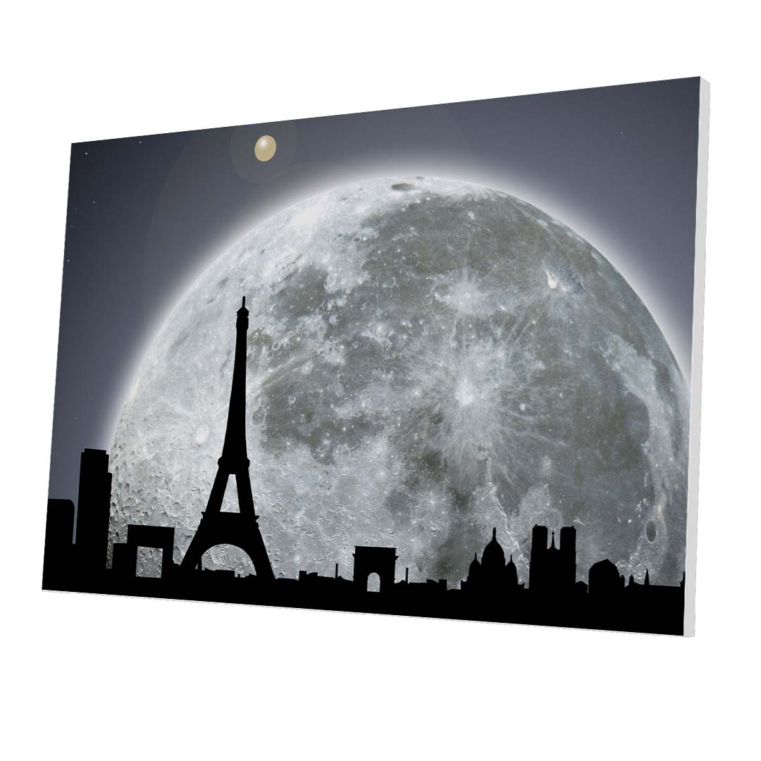 Tablou Forex Big Moon on Paris - clevny.ro