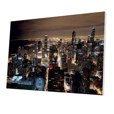 Tablou Forex Downtown Chicago at Night - clevny.ro