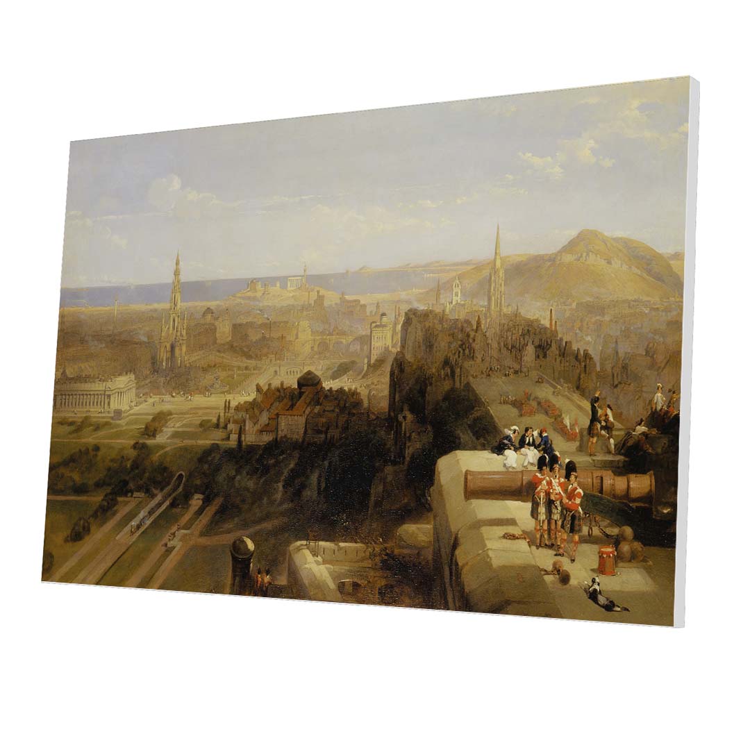 Tablou Forex Edinburgh from the Castle by David Roberts - clevny.ro