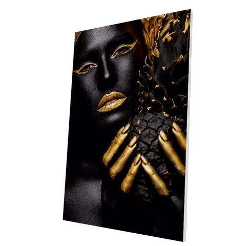 Tablou Forex Gold Pineapple - clevny.ro