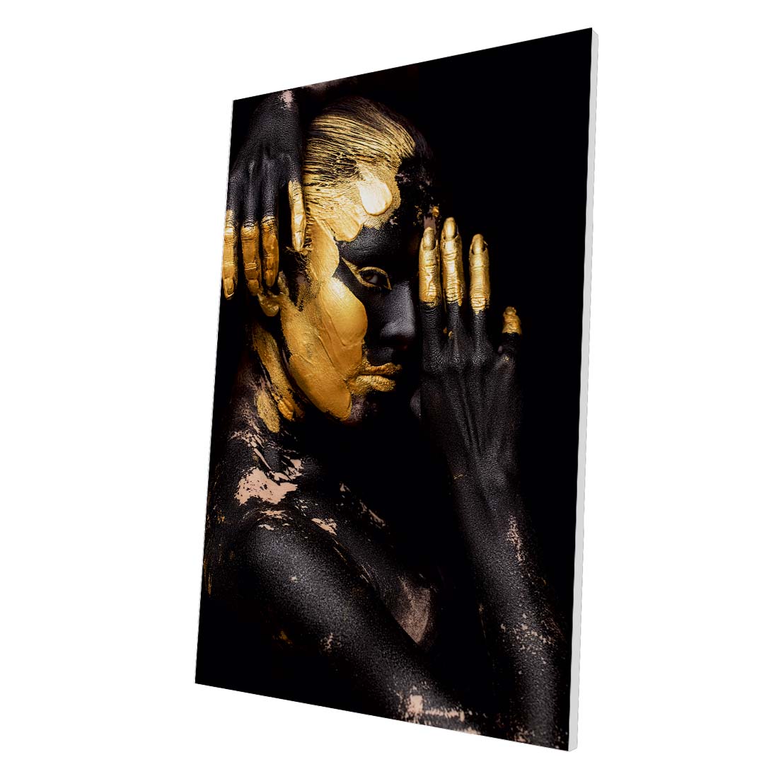 Tablou Forex Golden Posture - clevny.ro