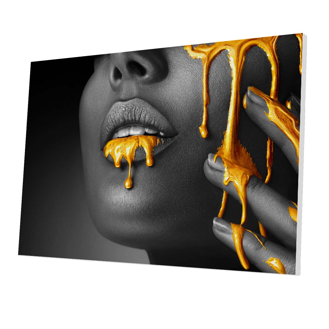 Tablou Forex Gray Liquid Gold - clevny.ro