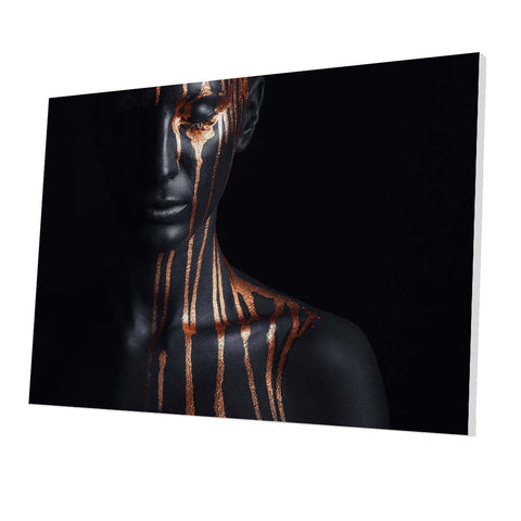 Tablou Forex Leaking Gold Paint - clevny.ro