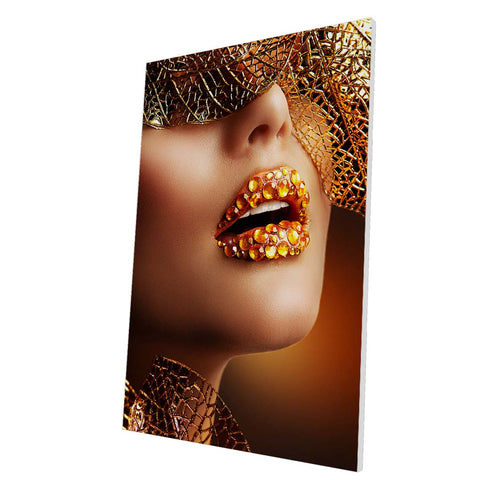 Tablou Forex Luxury Golden Makeup - clevny.ro