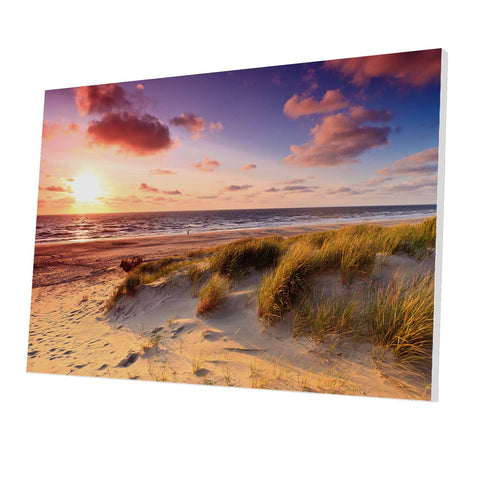Tablou Forex Seaside with Sand Dunes at Sunset - clevny.ro