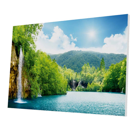 Tablou Forex Sunlight Waterfalls - clevny.ro