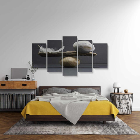 Tablou MultiCanvas 5 piese Equilibrium - clevny.ro