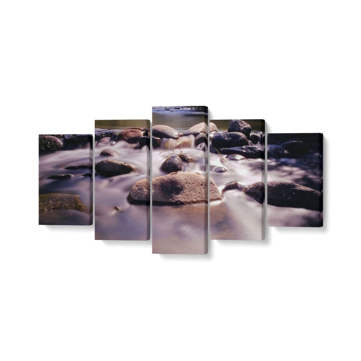 Tablou MultiCanvas 5 piese Truckee River - clevny.ro