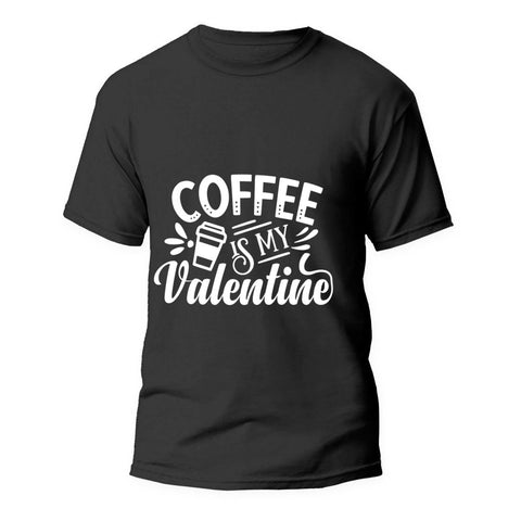 Tricou Coffee is my Valentine - clevny.ro