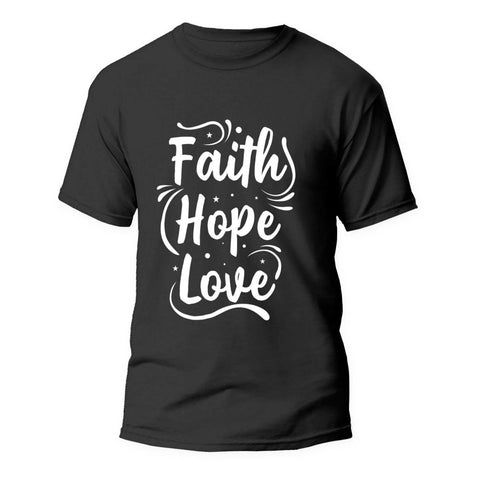 Tricou Faith Hope Love - clevny.ro