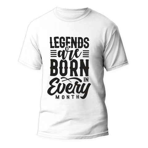 Tricou Legend are born every month - clevny.ro
