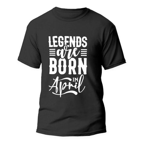 Tricou Legends are born in April - clevny.ro
