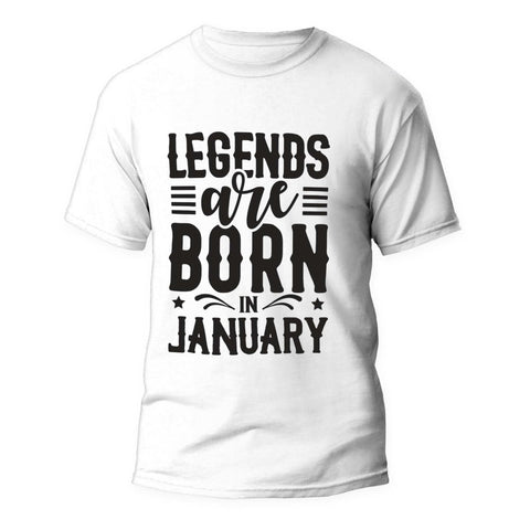 Tricou Legends are born in January - clevny.ro
