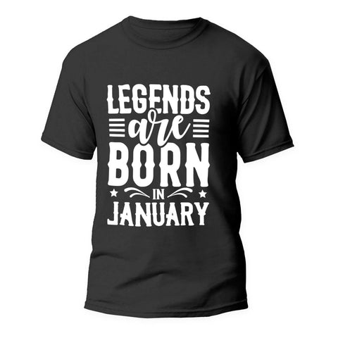 Tricou Legends are born in January - clevny.ro