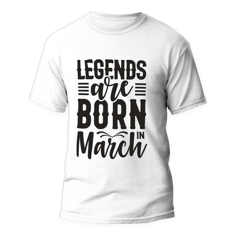 Tricou Legends are born in March - clevny.ro