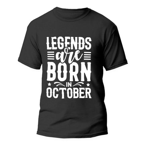 Tricou Legends are born in October - clevny.ro