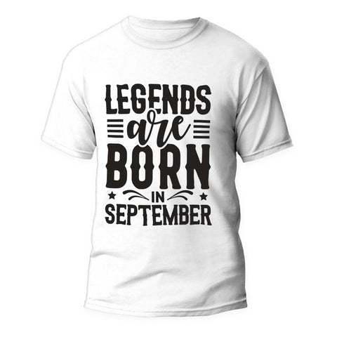 Tricou Legends are born in September - clevny.ro