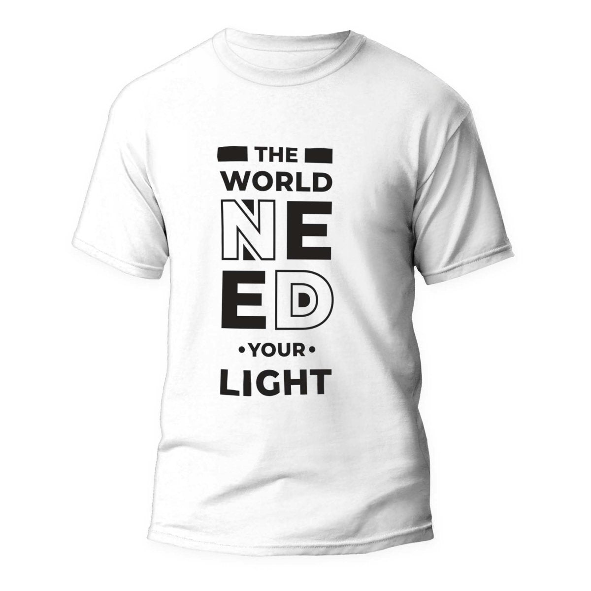 Tricou The World Need Your Light - clevny.ro